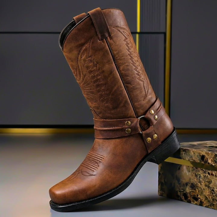 Wesley | Genuine Leather Vintage Boots