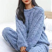 Sofia | Soft Plush Fleece Pajama Set