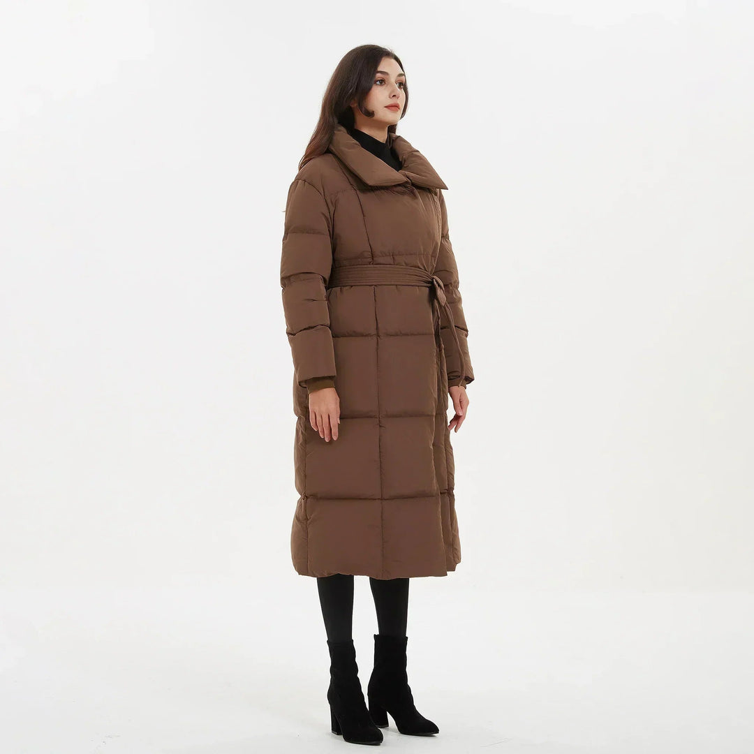 Velora | Quilted Puffer Coat – Stylish Mid-Length Design for Women