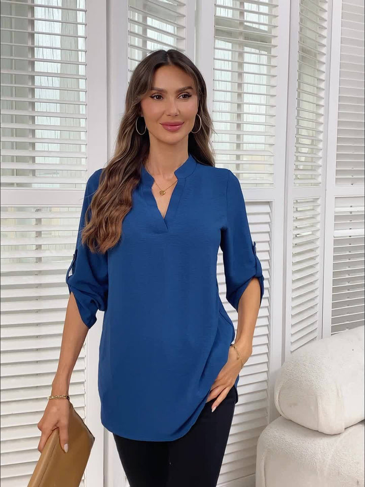 Corinna | V-Neck Blouse – Refined Style for Women