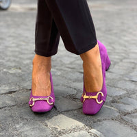 Valentina | Wide-Heel Cushioned Refined Loafers