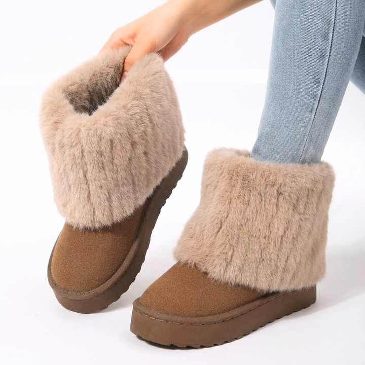 Nolia | Fur Boots – Plush Faux-Fur Style for Comfort
