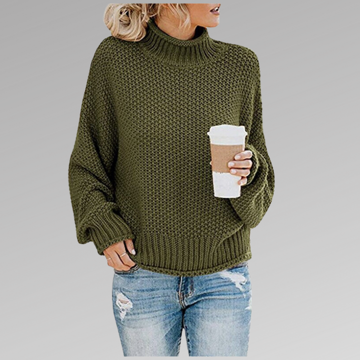 Victoria | Strickpullover mit Stehkragen