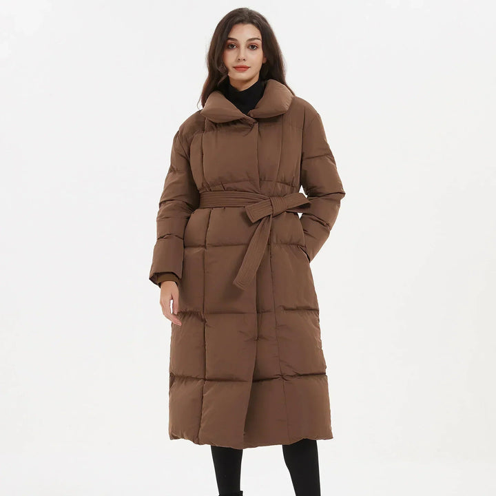 Velora | Quilted Puffer Coat – Stylish Mid-Length Design for Women