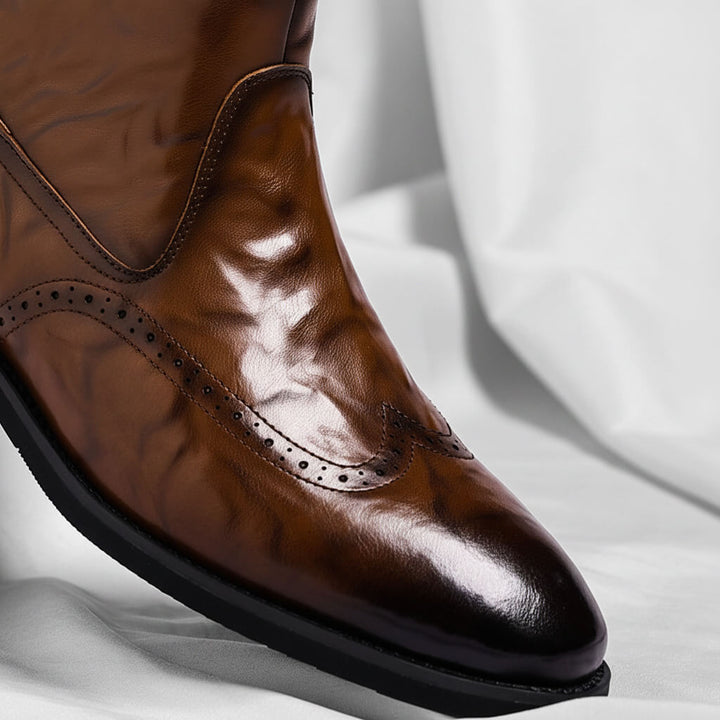Hudson | Genuine Leather Vintage Boots