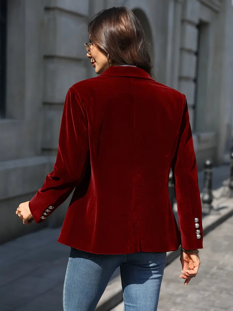 Aurora | Women's Luxurious Timeless Velvet Blazer