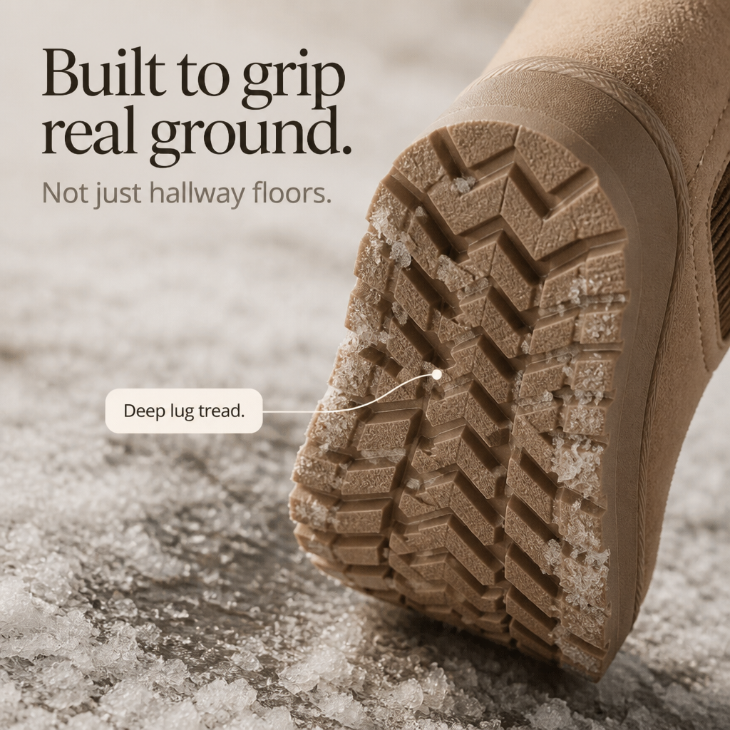 Cozywalk | Fur-Lined Slip-On Winter Boots – Casual Comfort for Women