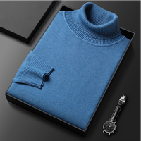 Alexander | Cashmere Cotton Ribbed Turtleneck Sweater