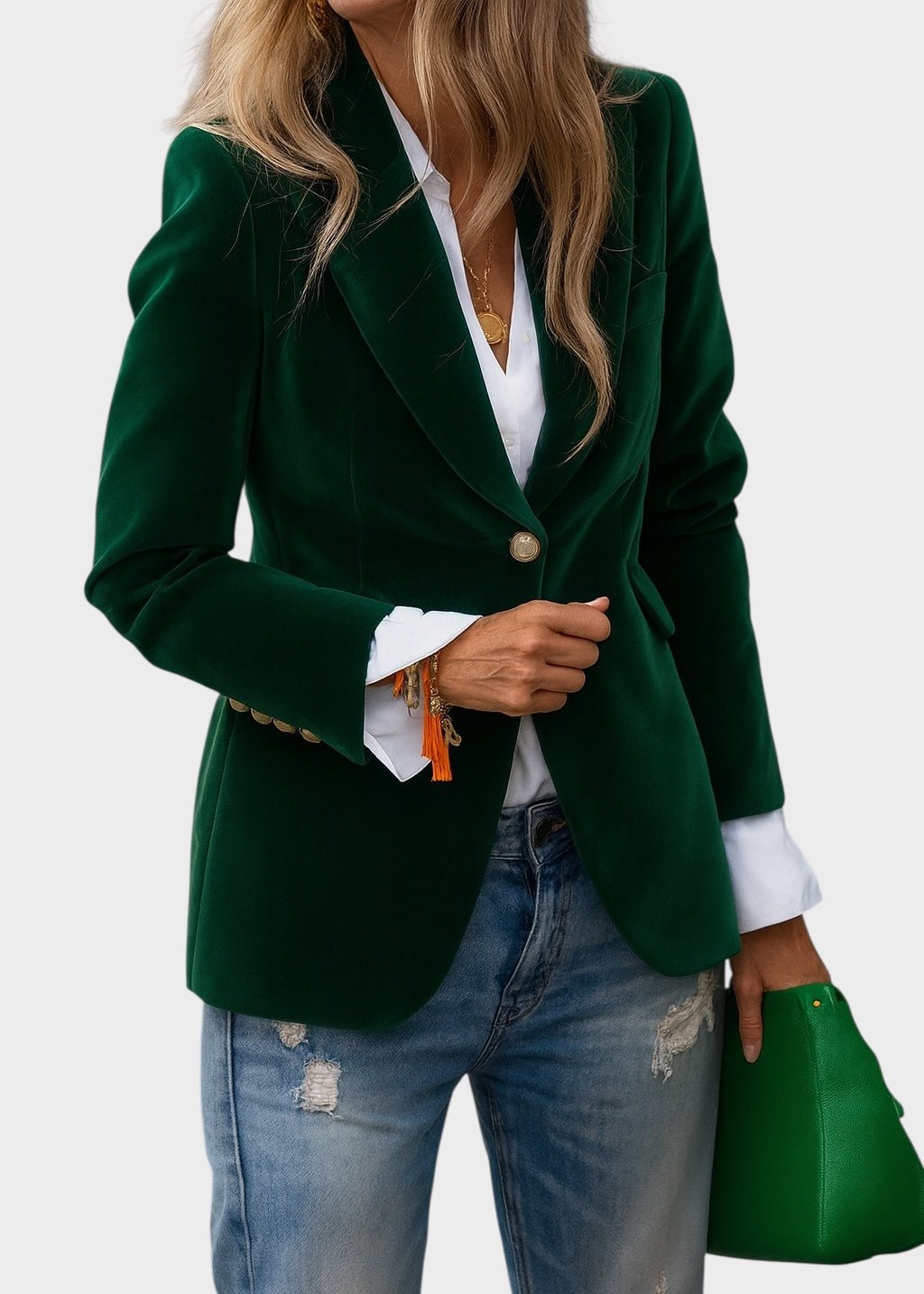 Clara | Women's Elegant Single-Button Tailored Blazer