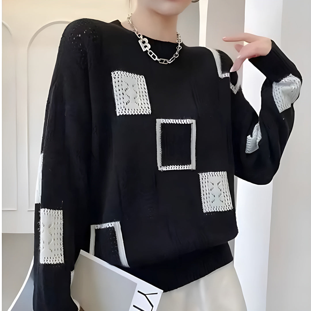Sylvara | Maglione in maglia dal motivo elegante