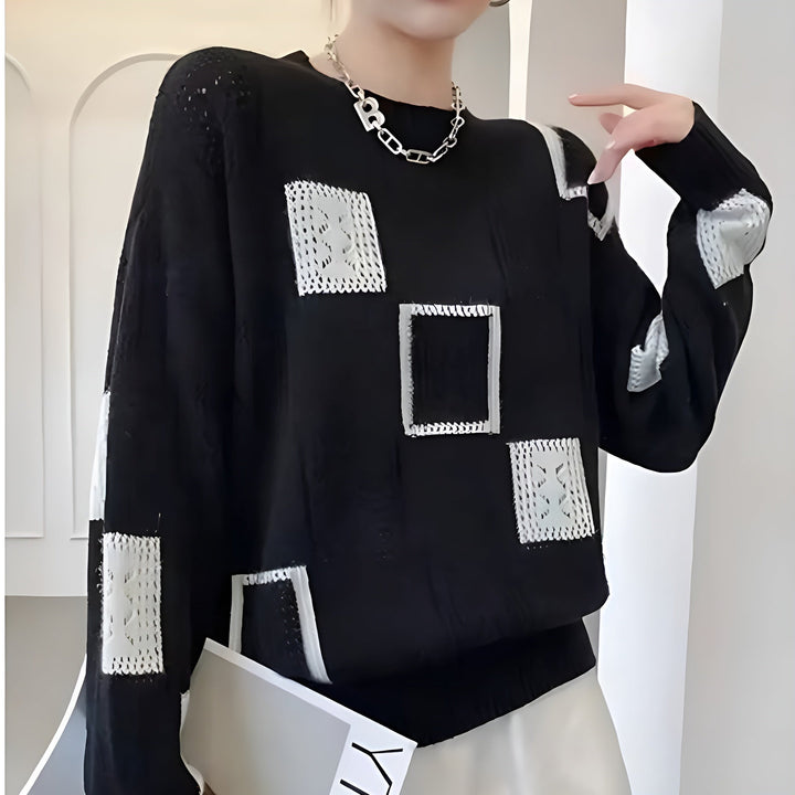 Sylvara | Maglione in maglia dal motivo elegante