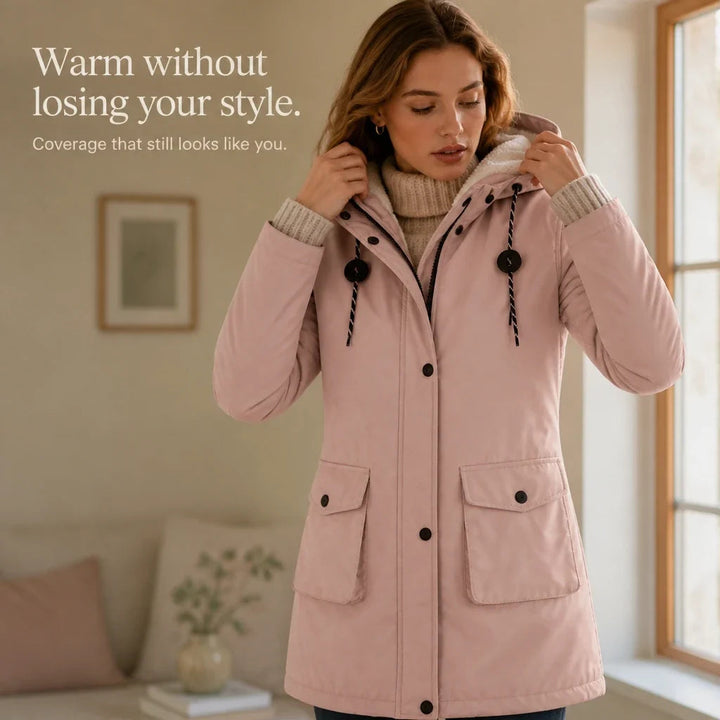 Everwarm | Long Hooded Parka for Women – Stylish Warmth