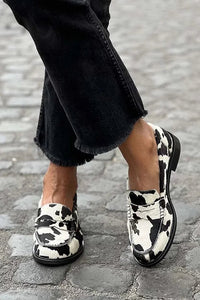 Kühe | Women's Cow Print Slip-On Loafers