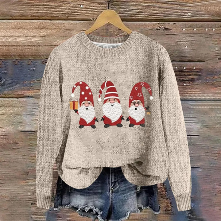 Angelika | Christmas Sweater with Santa Design for Everyone