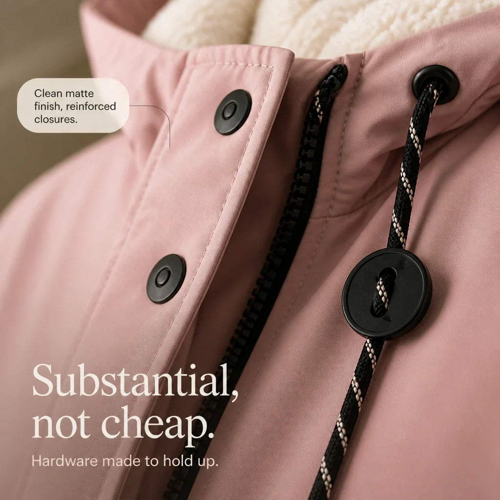 Everwarm | Long Hooded Parka for Women – Stylish Warmth