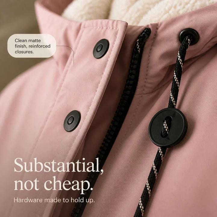 Everwarm | Long Hooded Parka for Women – Stylish Warmth