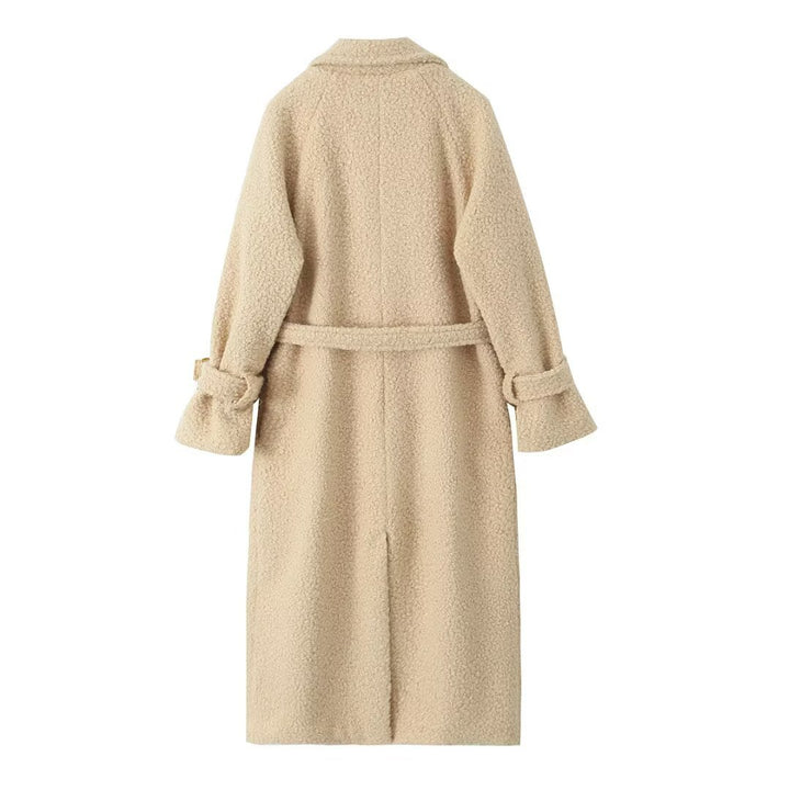 Drune | Teddy Coat – Double-Breasted Trench Style for Women