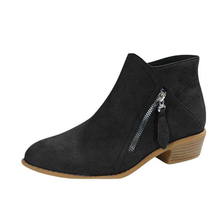 Aurelia | Women's Elegant Suede-Look Tassel Ankle Boots