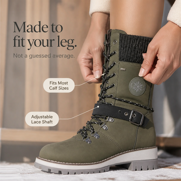 Snowlina | Knee-High Snow Boots – Adjustable Insulated Style