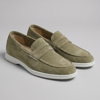 Oscar | Cushioned Footbed Suede Penny Loafers