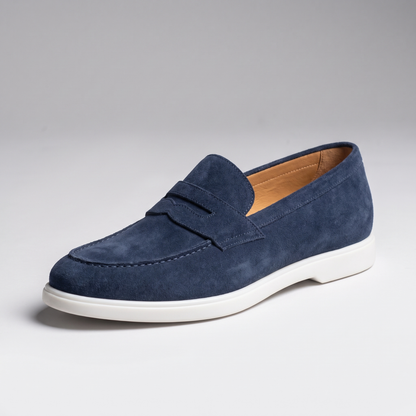 Oscar | Suede Penny Loafers with Cushioned Footbed - Image 5