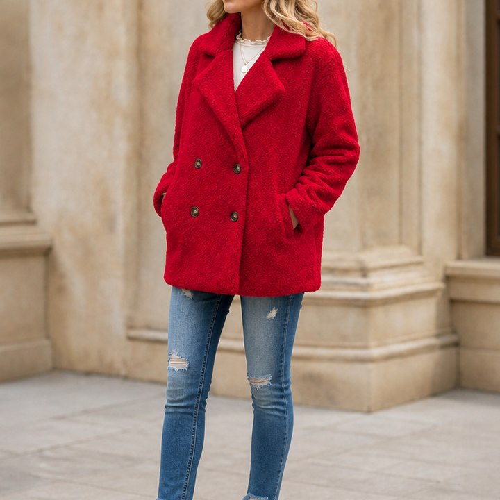Cozelle | Teddy Fleece Winter Jacket – Chic & Warm Style