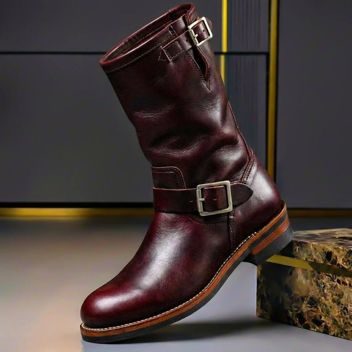 Bennett | Retro Leather Vintage Boots