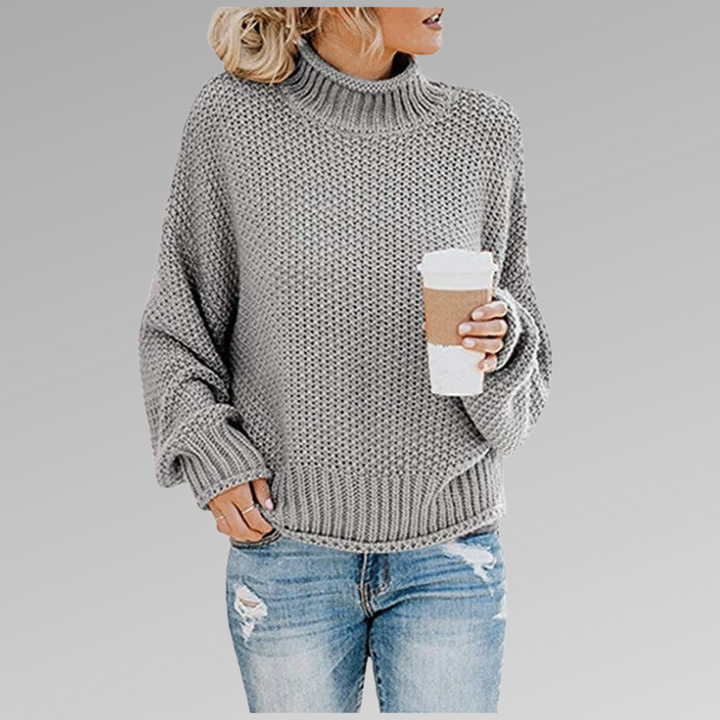 Victoria | Strickpullover mit Stehkragen