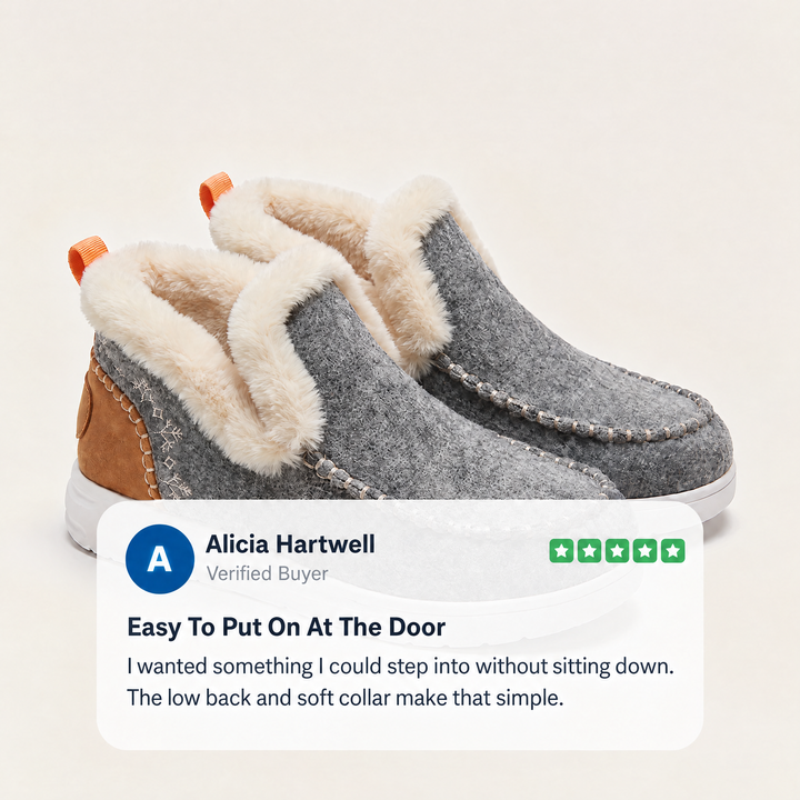 Wynter | Slip-On Boots – Fleece-Lined Winter Comfort for Women