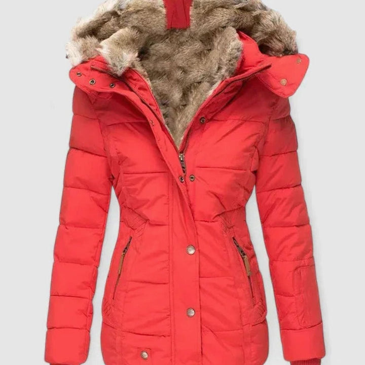 Marlene | Women's Padded Winter Jacket with Faux Fur Hood