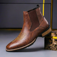 Colton | Genuine Italian Leather Vintage Boots