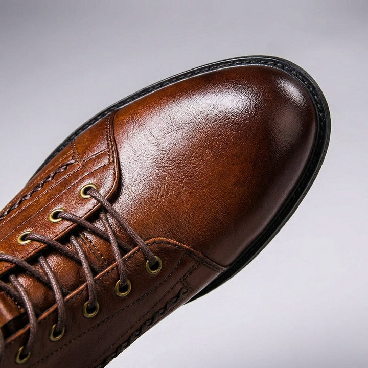 Emerson | Genuine Italian Leather Vintage Boots