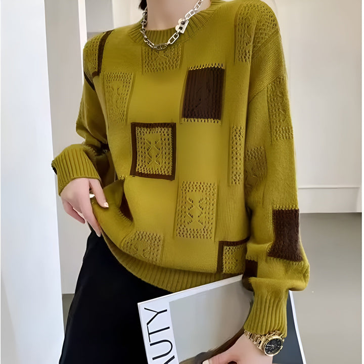 Sylvara | Maglione in maglia dal motivo elegante