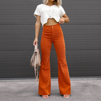 Ava | High-Waisted Corduroy Flare Pants