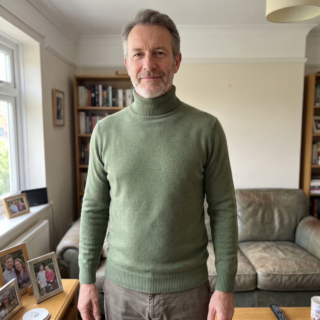 Celine | Cashmere Turtleneck Sweater – Luxuriously Soft Style for Men