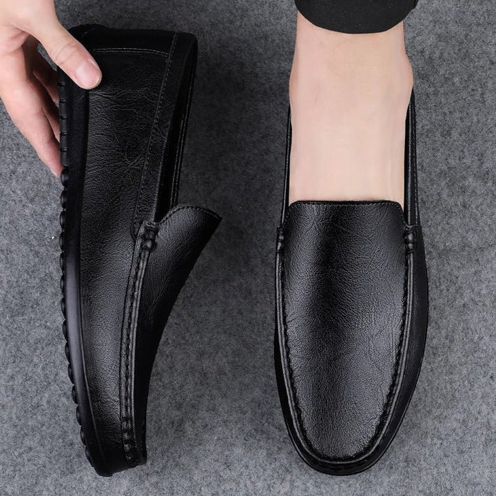 Alessio | Men's Slip-On Breathable Leather Loafers