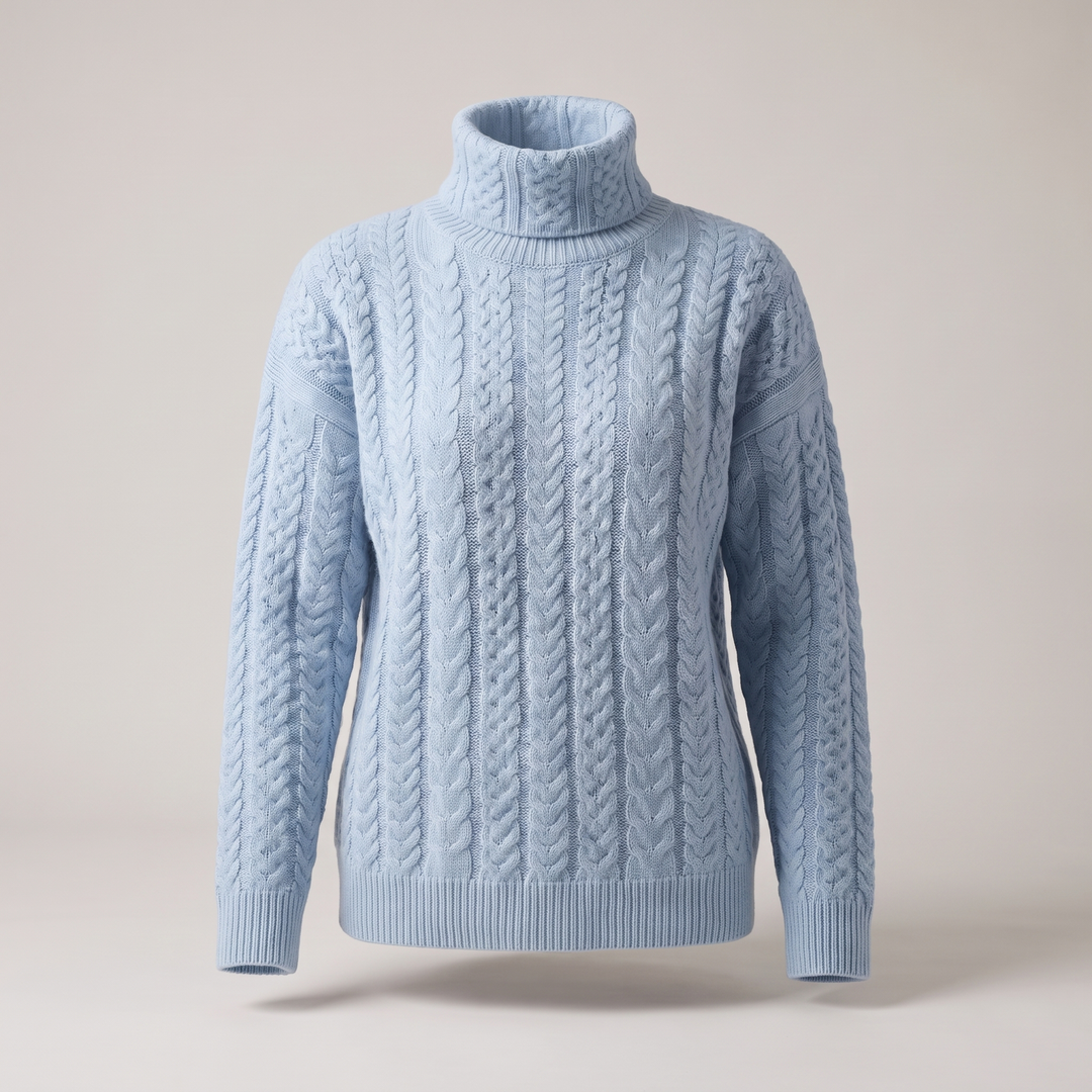 Vivara | Cashmere Knit Sweater – Elegant Turtleneck Style for Women