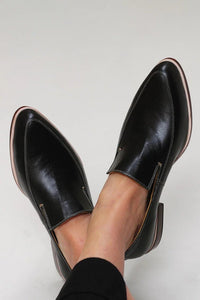 Seraphina | Women's Minimalist Leather Slip-On Loafers