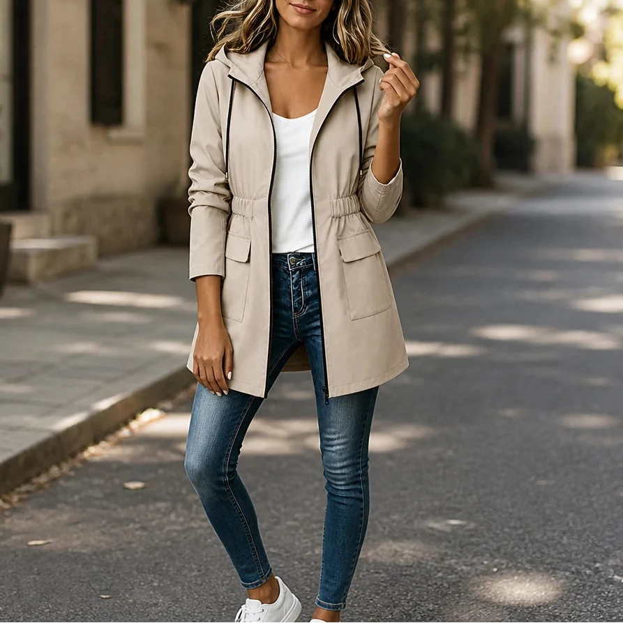 Cithio | Hooded Parka – Adjustable Fit for Everyday Style