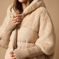 Aveline | Plush Faux Fur Hooded Padded Coat