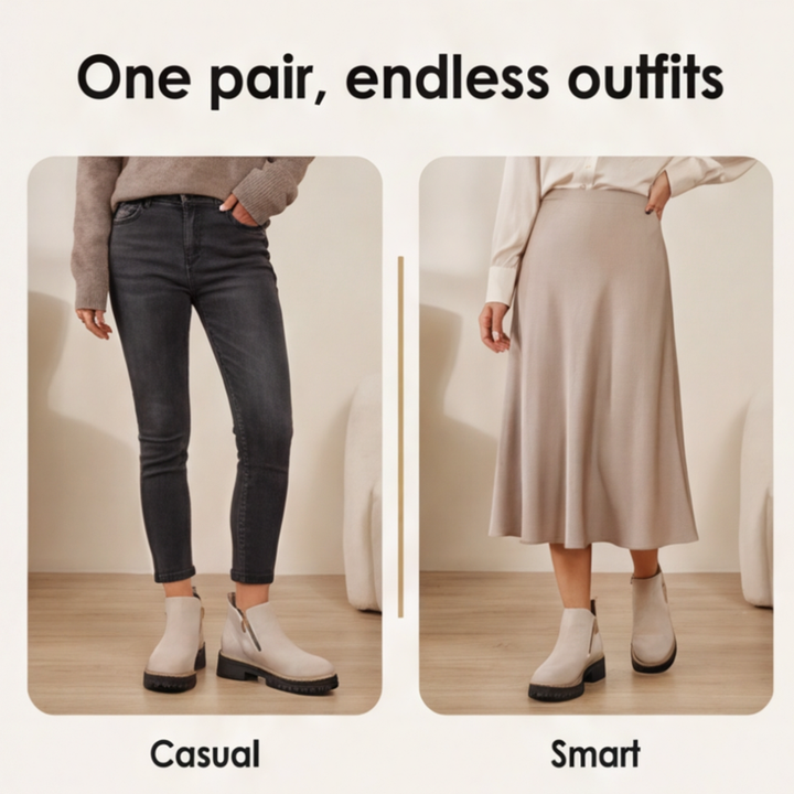 Stepara | Chelsea Boots – Stylish Side-Zip Design for Women