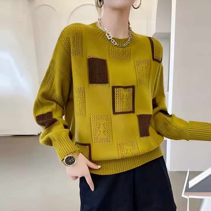 Sylvara | Maglione in maglia dal motivo elegante