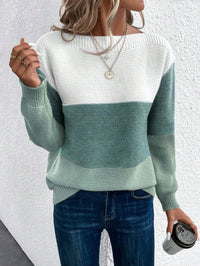 Zoe | Maglione in maglia con vivaci blocchi di colore