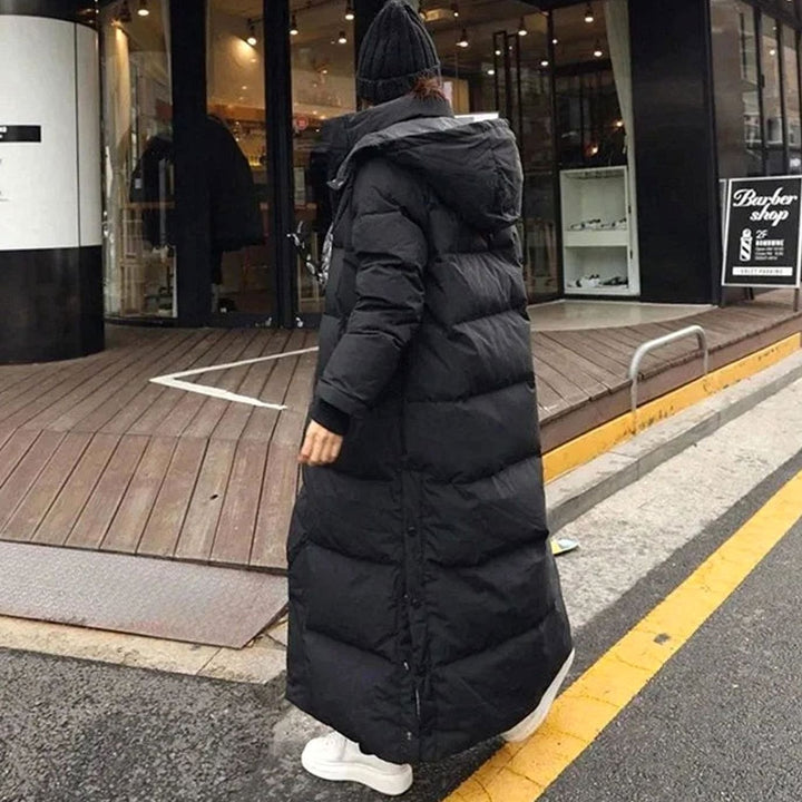 Valora | Maxi-Length Hooded Puffer Coat for Women