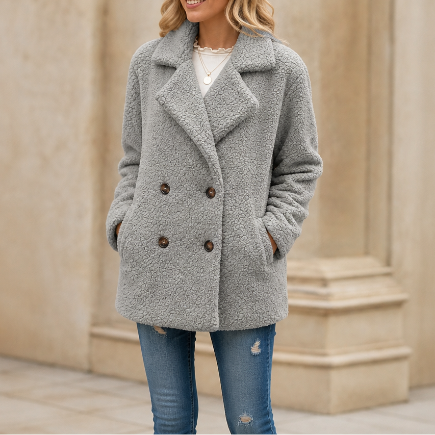 Cozelle | Teddy Fleece Winter Jacket – Chic & Warm Style