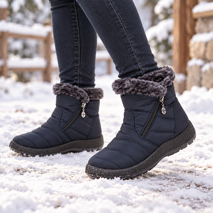 Lunavia | Ankle Boots – Plush-Lined Water-Repellent Style for Women