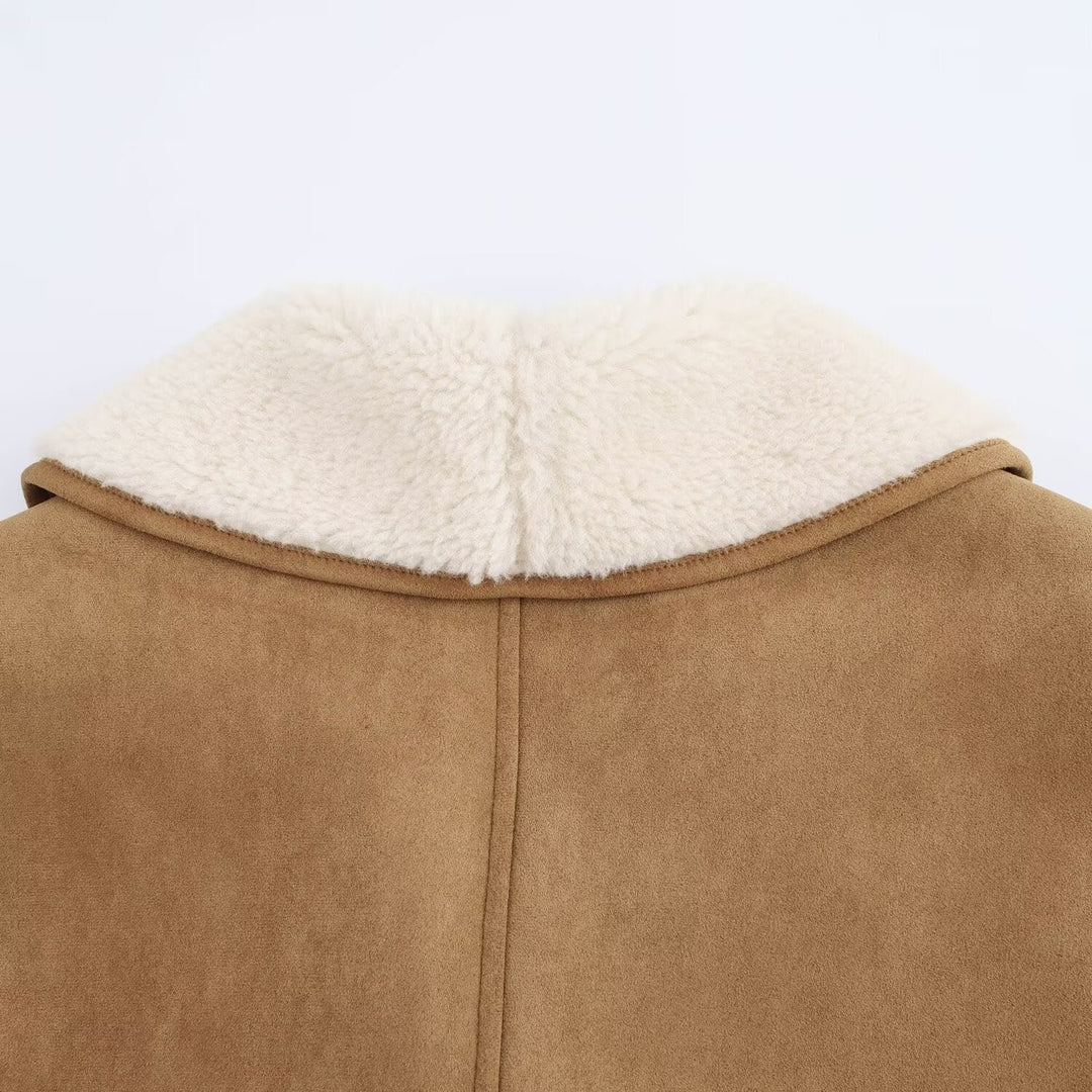 Drune | Short Coat – Cozy Teddy Lining for Women