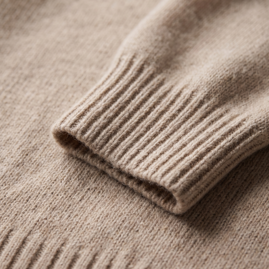 Isabella | Cashmere Sweater – Elegant High-Neck Design for Women