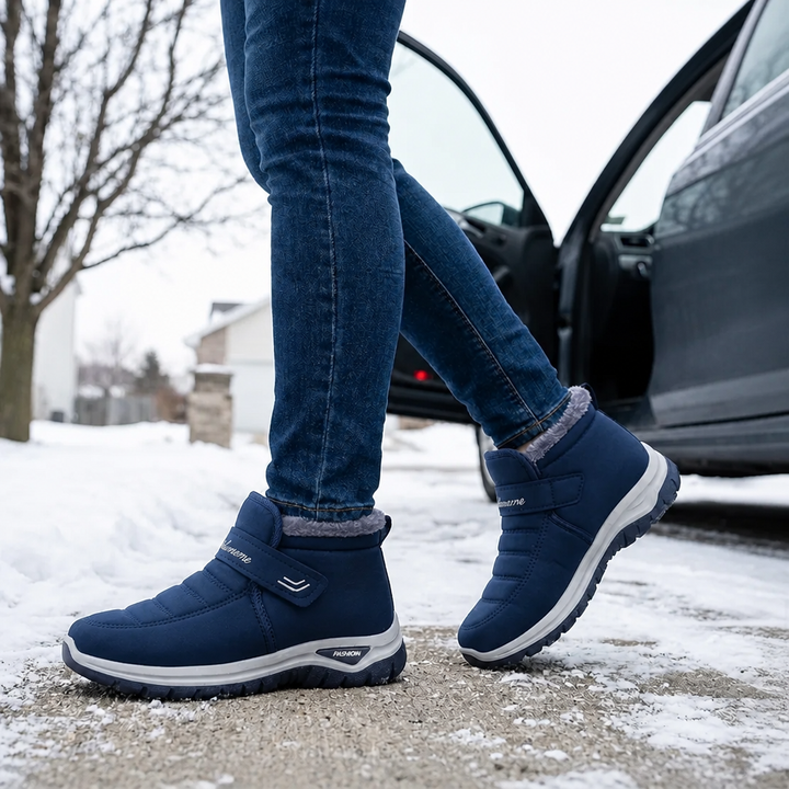 Cozara | Fur Lined Winter Boots – Slip On Design for Comfort