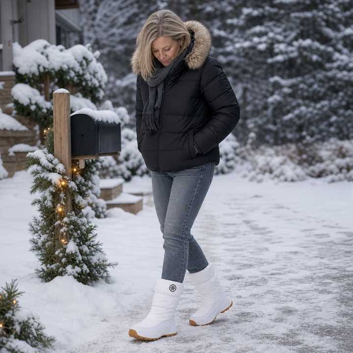 Archwalk | Arch Support Snow Boots – Mid-Calf Style for Women